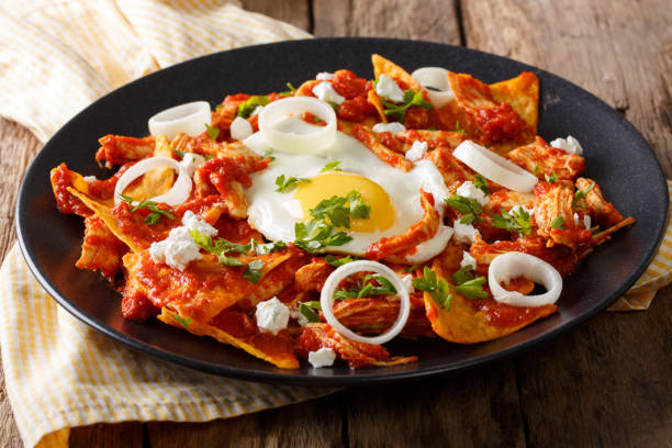 Chilaquiles mexican foods