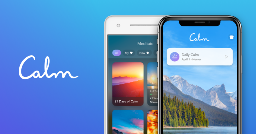 Apps for meditation: Calm Meditation App